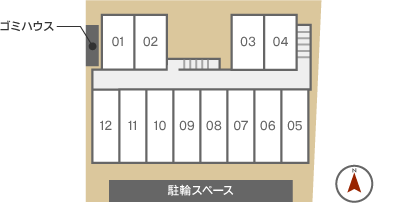 ティンカーベル敷地内見取り図