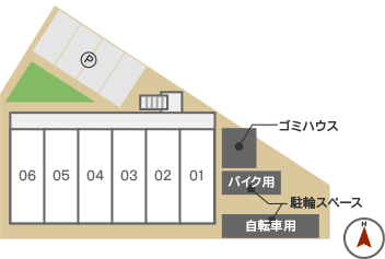 ドルチェカーサ敷地内見取り図